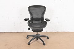 Vintage Herman Miller Tilt and Swivel Classic Office Desk Aeron Chair
