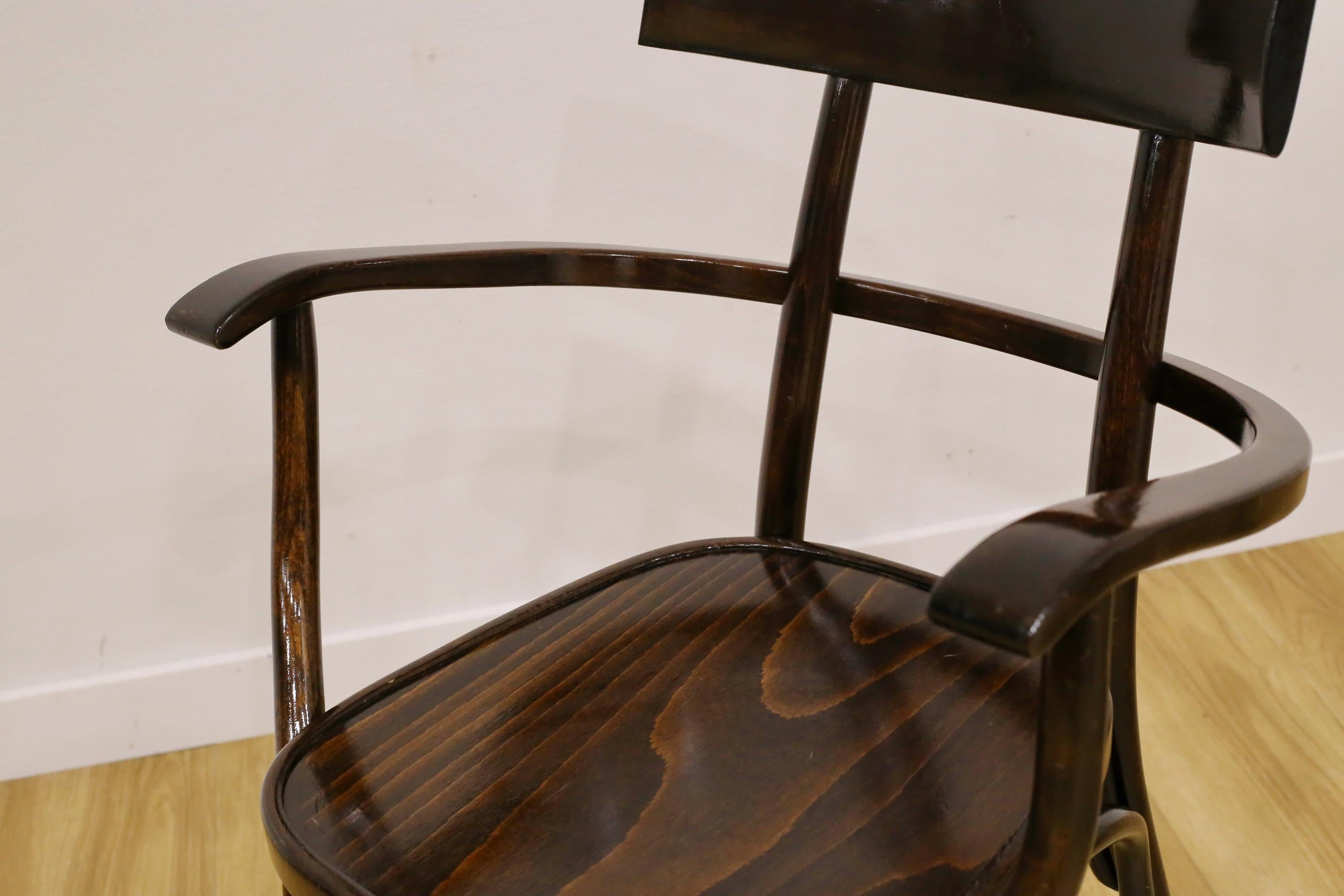 Vintage Hermann Black Chairs For Sale 3