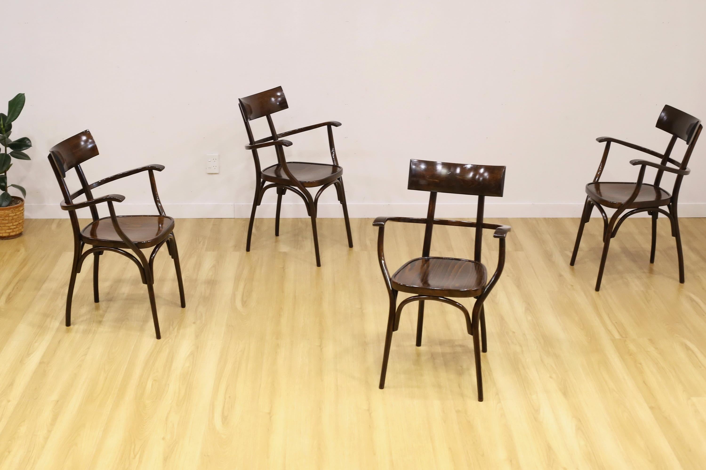 Vintage Hermann Black Chairs For Sale 5