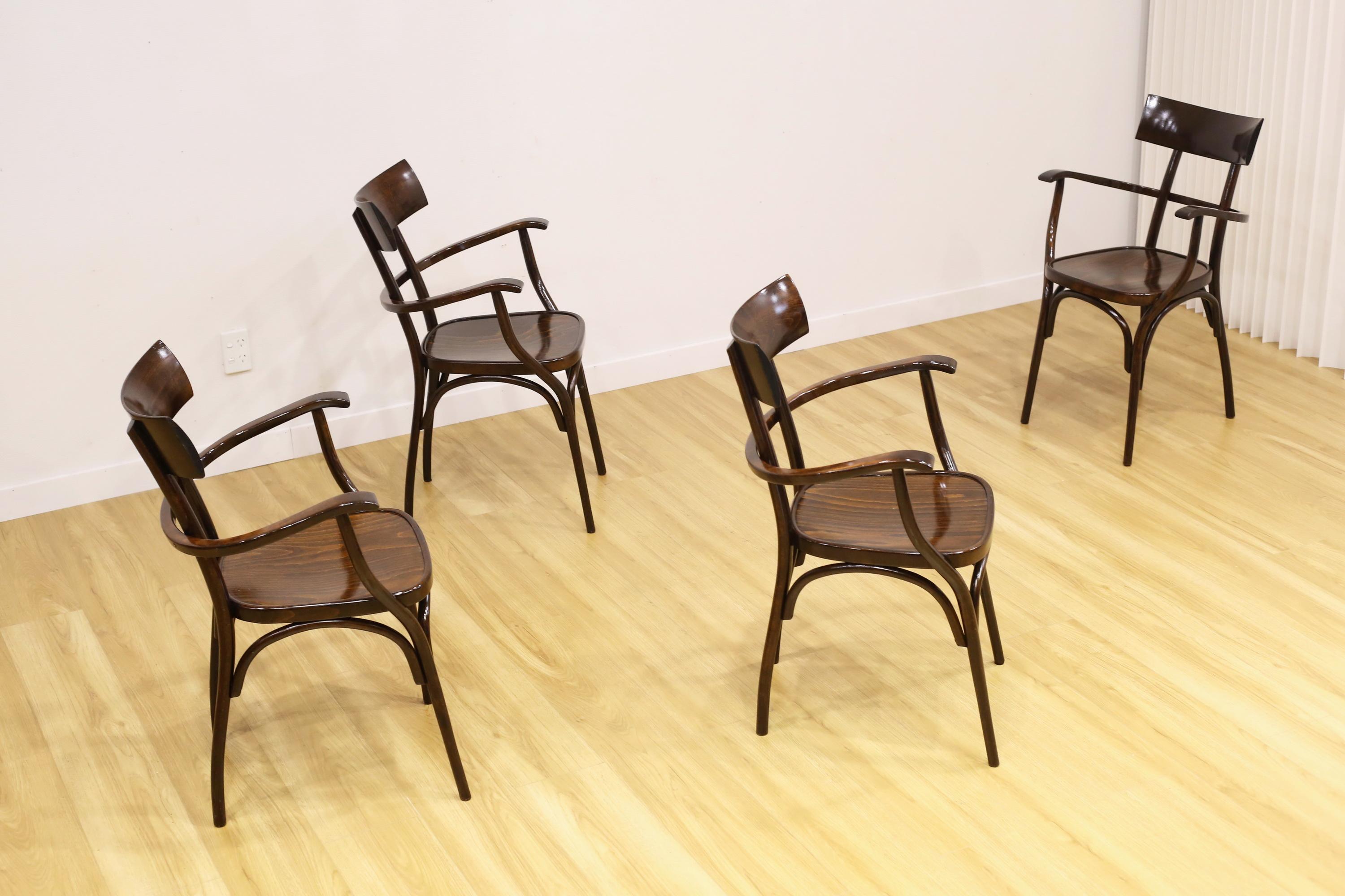Vintage Hermann Black Chairs For Sale 7