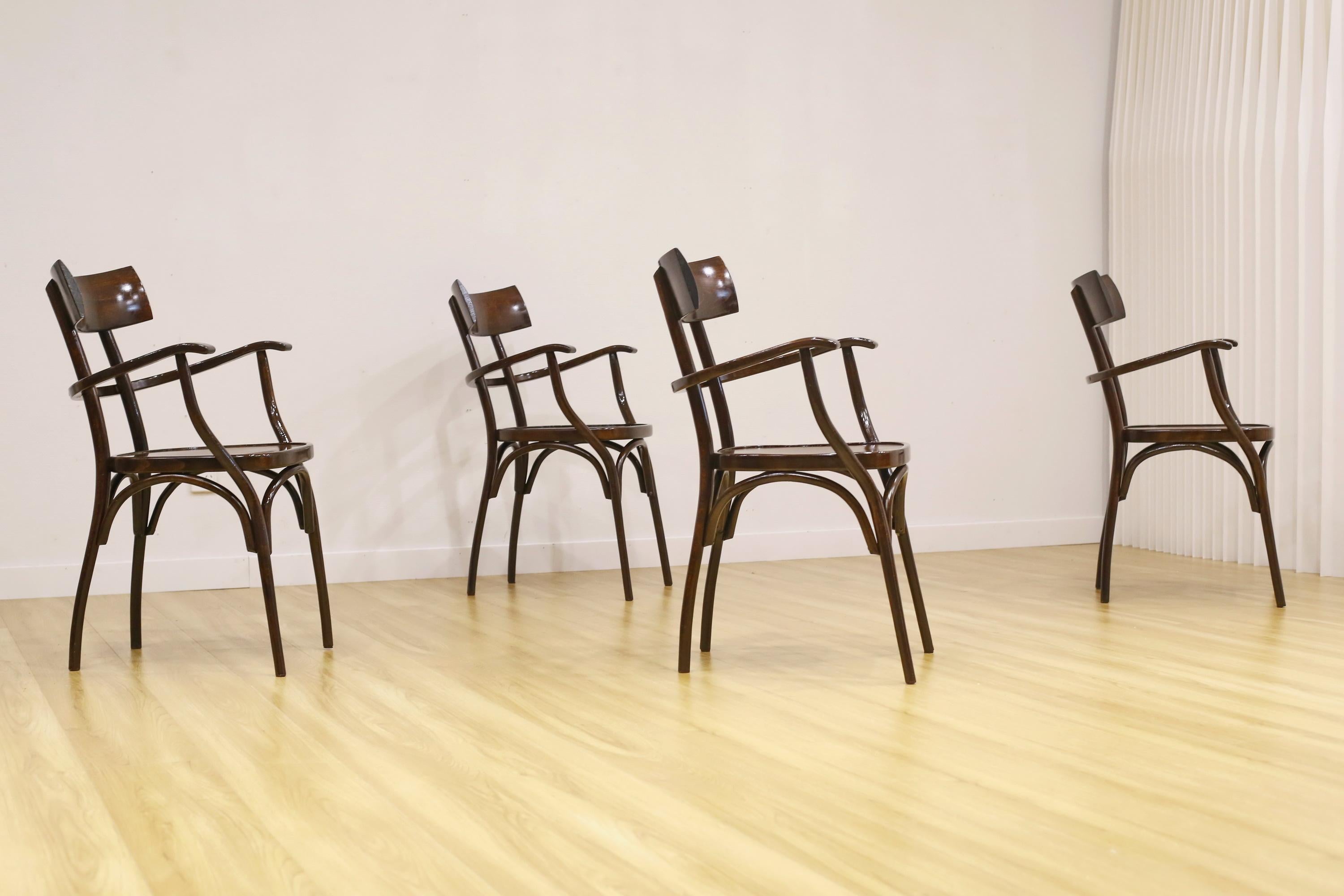 Vintage Hermann Black Chairs For Sale 9