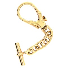 Vintage Hermes 18 Karat Gold Key Chain