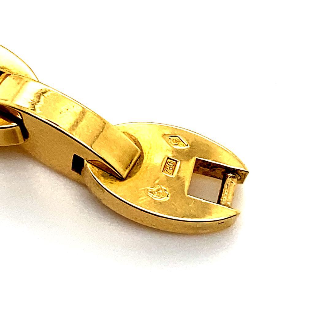 Vintage Hermès 18 Karat Yellow Gold Bracelet, circa 2000 For Sale 1