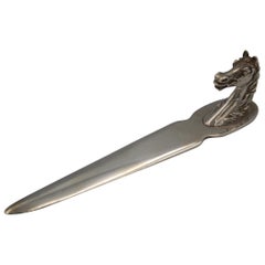 Vintage Hermes 60's silver plated Letter Opener