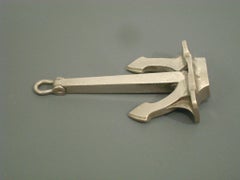 Vintage Hermes Anker - Nautisch - Bootfahren Briefbeschwerer 1960er Jahre