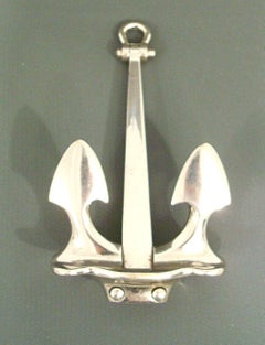 Vintage Hermes Anchor - Nautical - Boating Paperweight 1960´s