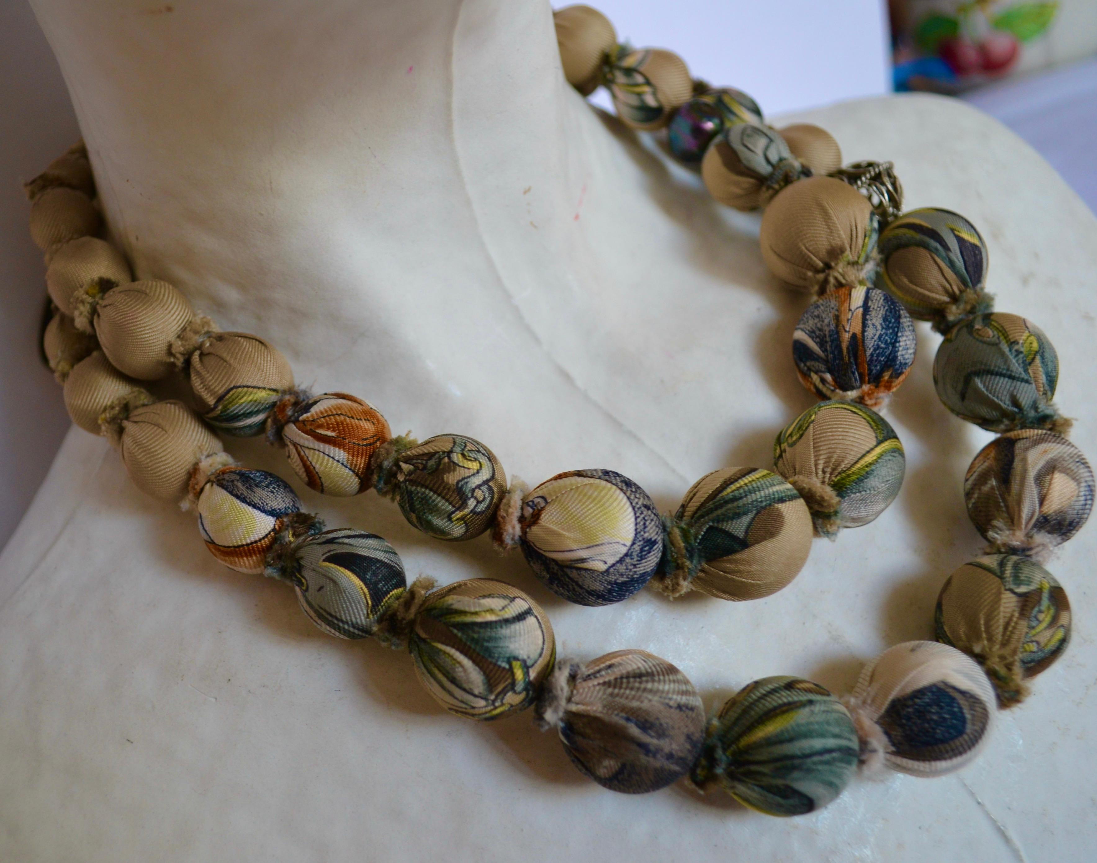 hermes silk necklace