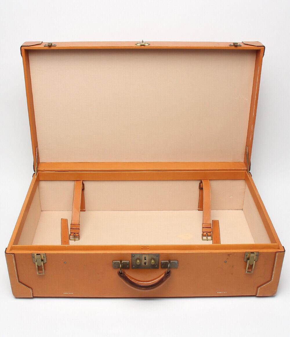Hand-Crafted HERMES leather Travel Case Circa 1989 For Sale
