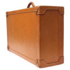 Used HERMES leather Travel Case Circa 1989