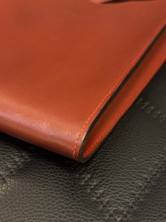 Vintage Hermes Burgundy Onimetou Crossbody Pouch