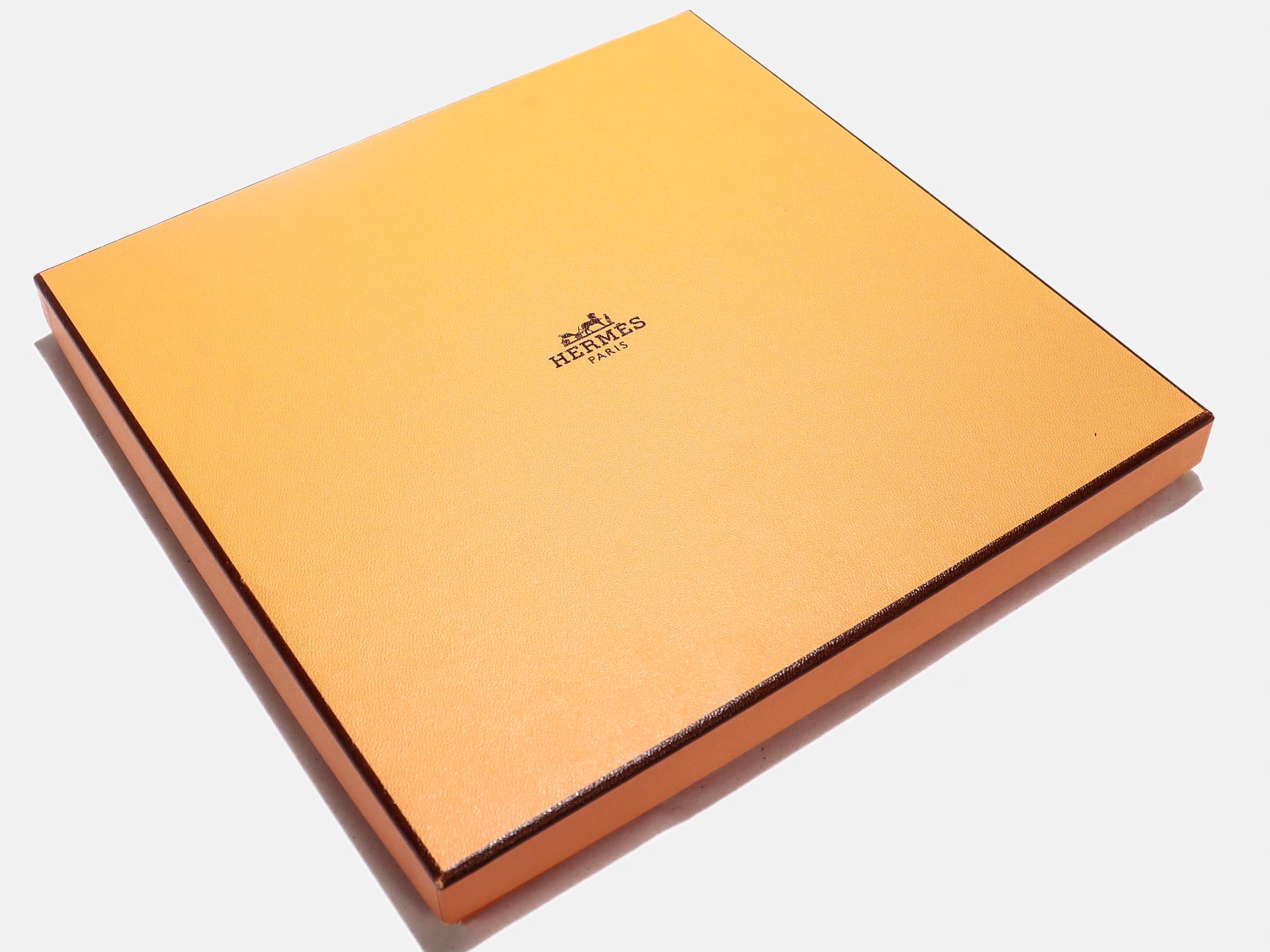 Vintage Hermès 'Caraibes' Silk Scarf For Sale 13