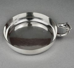 Vintage HERMES Catch All Horse Head Silver Tray Dish by Ravinet d'Enfret