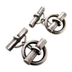 Vintage Hermès Chaîne d
Ancre Cufflinks, Circa 1950