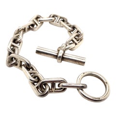 Vintage Hermès Chaîne d'Ancre Silver Bracelet, Circa 1950