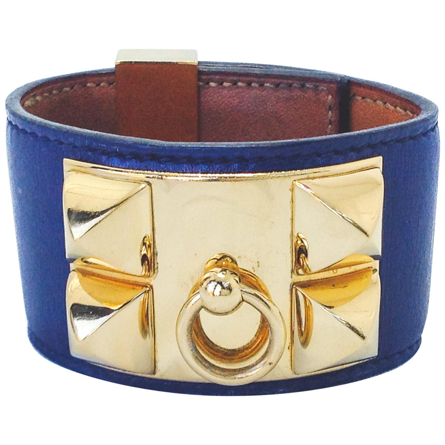 Vintage HERMÈS Collier De Chien Cuff Bracelet 