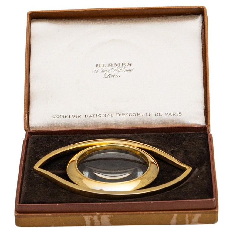 Vintage HERMES Eye of Cleopatra Magnifying Loupe For Sale at 1stDibs