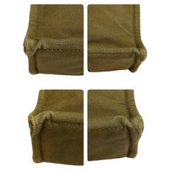 Vintage HERMÈS Fourre Tout Orange Toile Tote PM