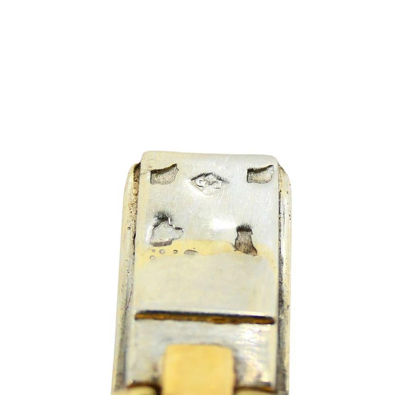 Vintage Hermes Georges L'Enfant Equestrian 18k Gold Diamond Choker Necklace For Sale 2
