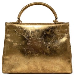 Vintage Hermes Gold Foil Kelly 32