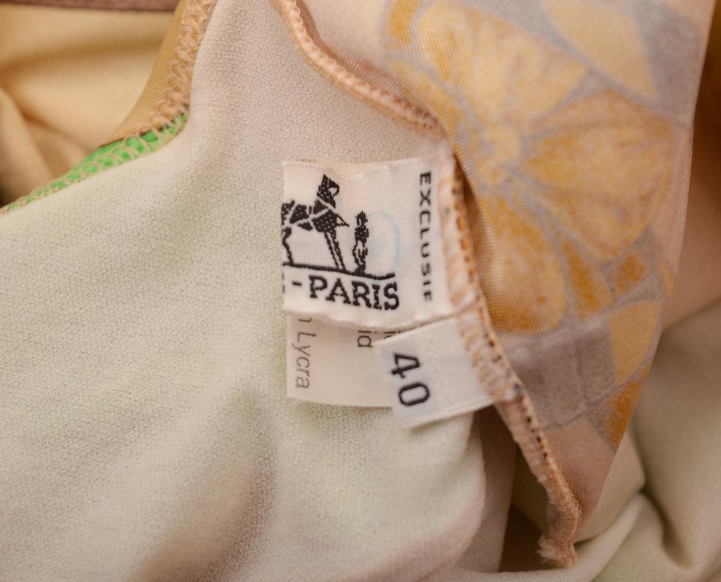 Vintage Hermès 'Grand Manège' foulard imprimé baroque Maillot de bain Costume de bain en vente 2