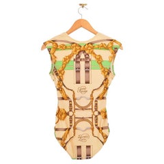 Vintage Hermès 'Grand Manège' foulard imprimé baroque Maillot de bain Costume de bain