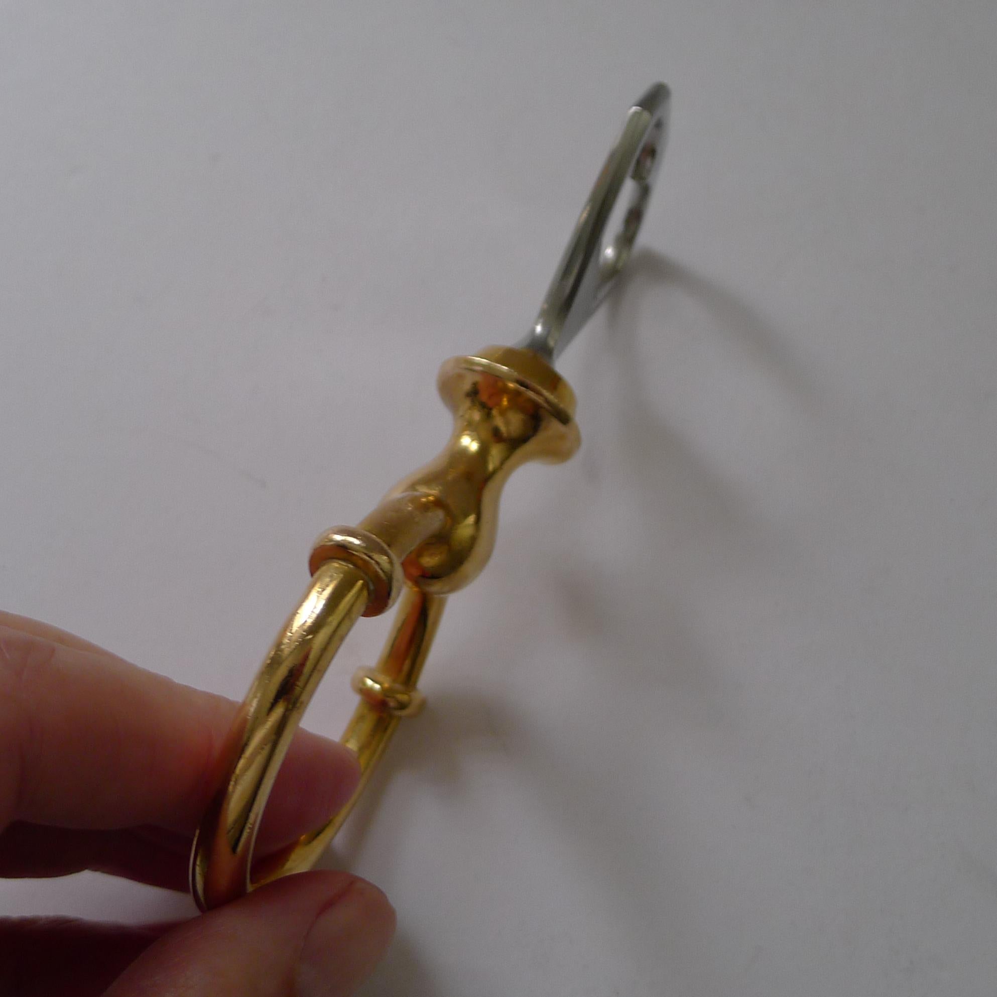 Vintage Hermes Horse Bit Bottle Opener c.1970 Moderno de mediados de siglo en venta