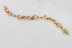 Vintage Hermès Horse Bit Gold Bracelet