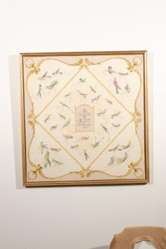 Vintage Hermès Hummingbird Scarf