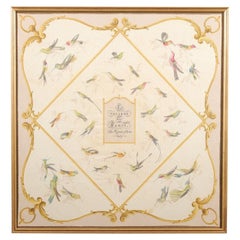 Vintage Hermès Hummingbird Scarf