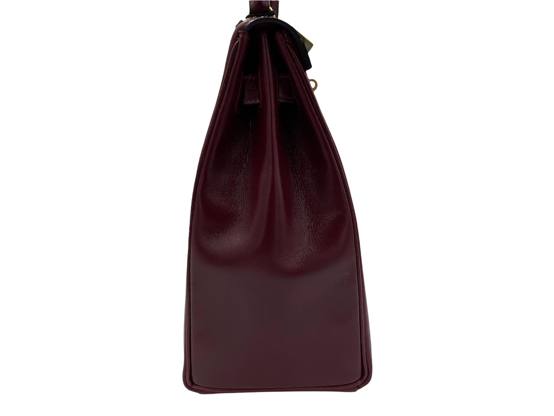 burgundy kelly bag