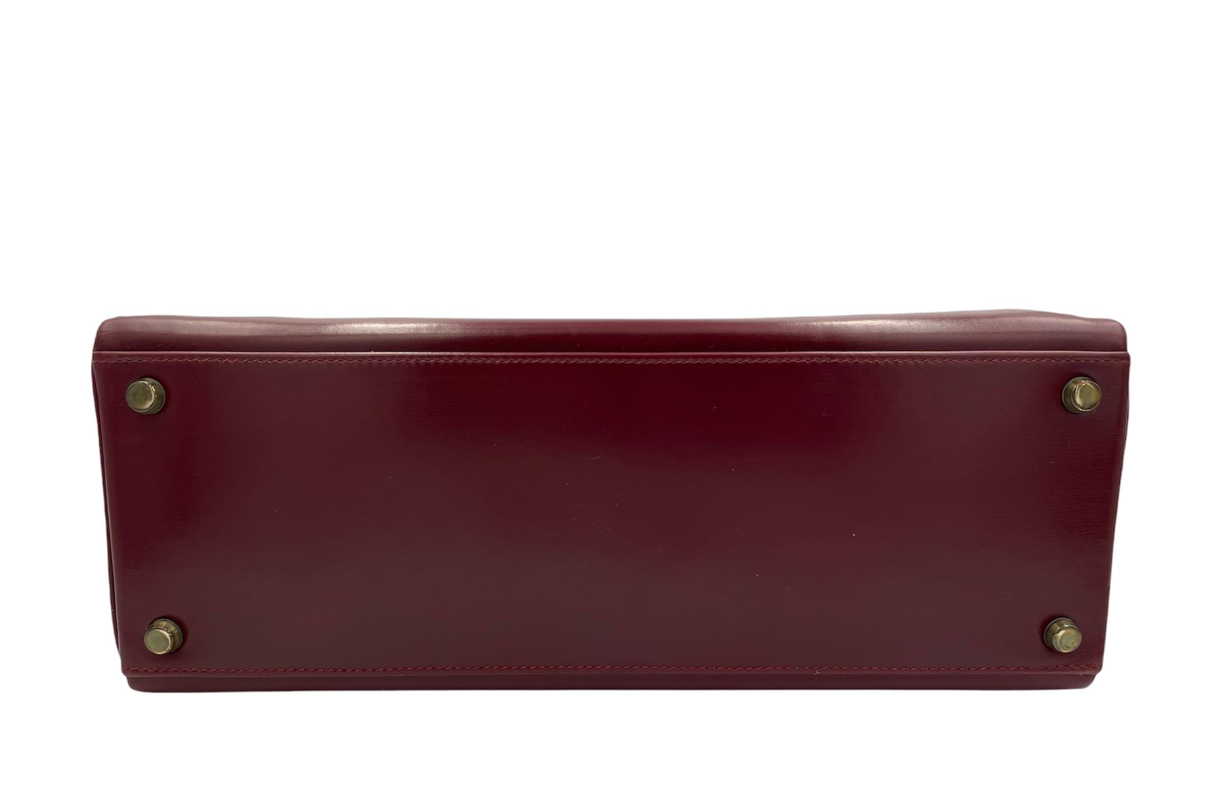 hermes kelly bag burgundy