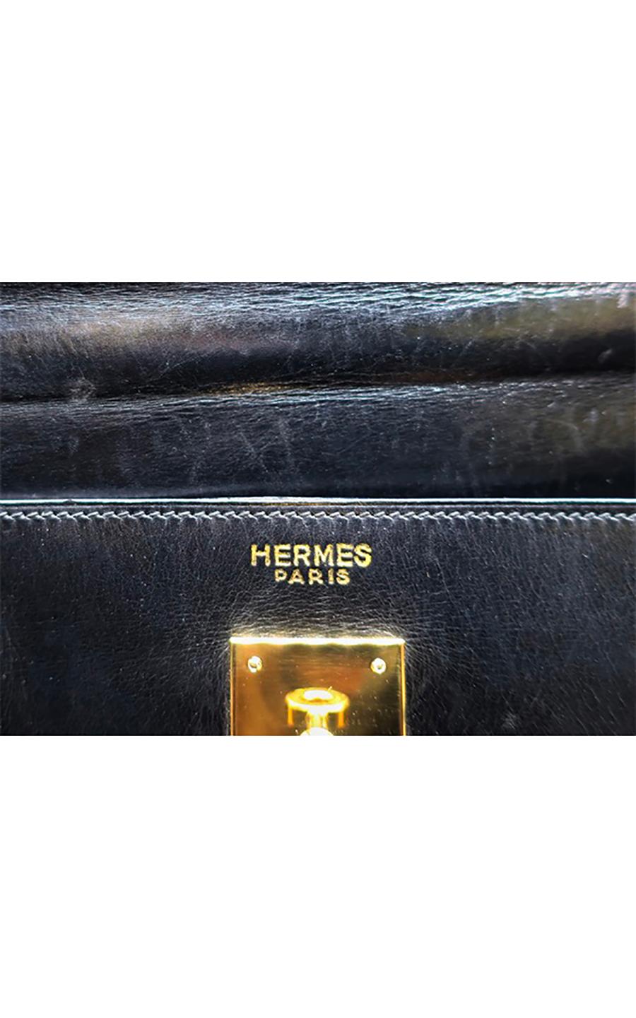 Vintage Hermès Kelly Bag  35 CM - Black 1