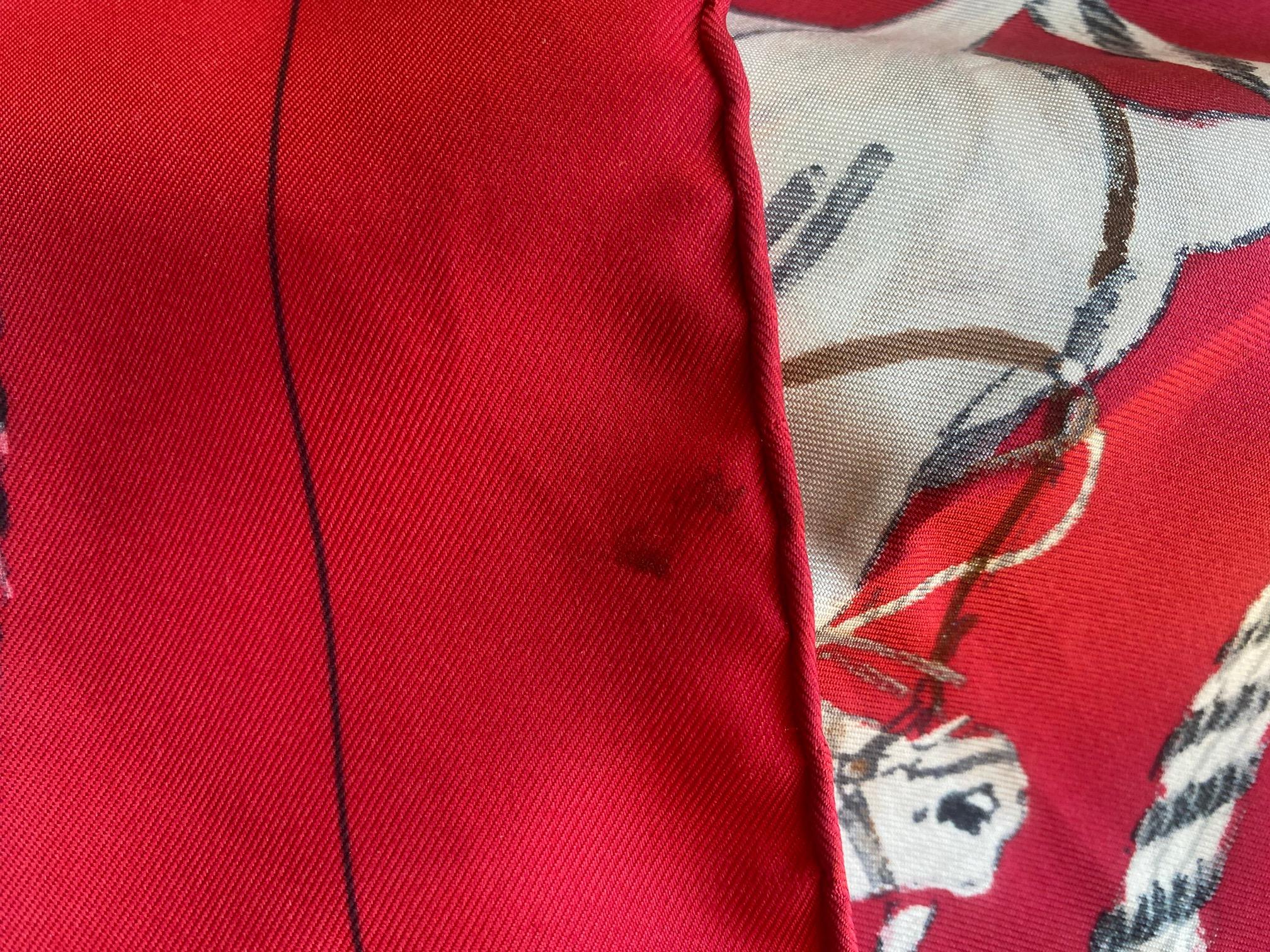 Vintage Hermes La Camargue Silk Scarf For Sale 2