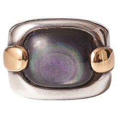 Vintage Hermes Labradorite Ring.
