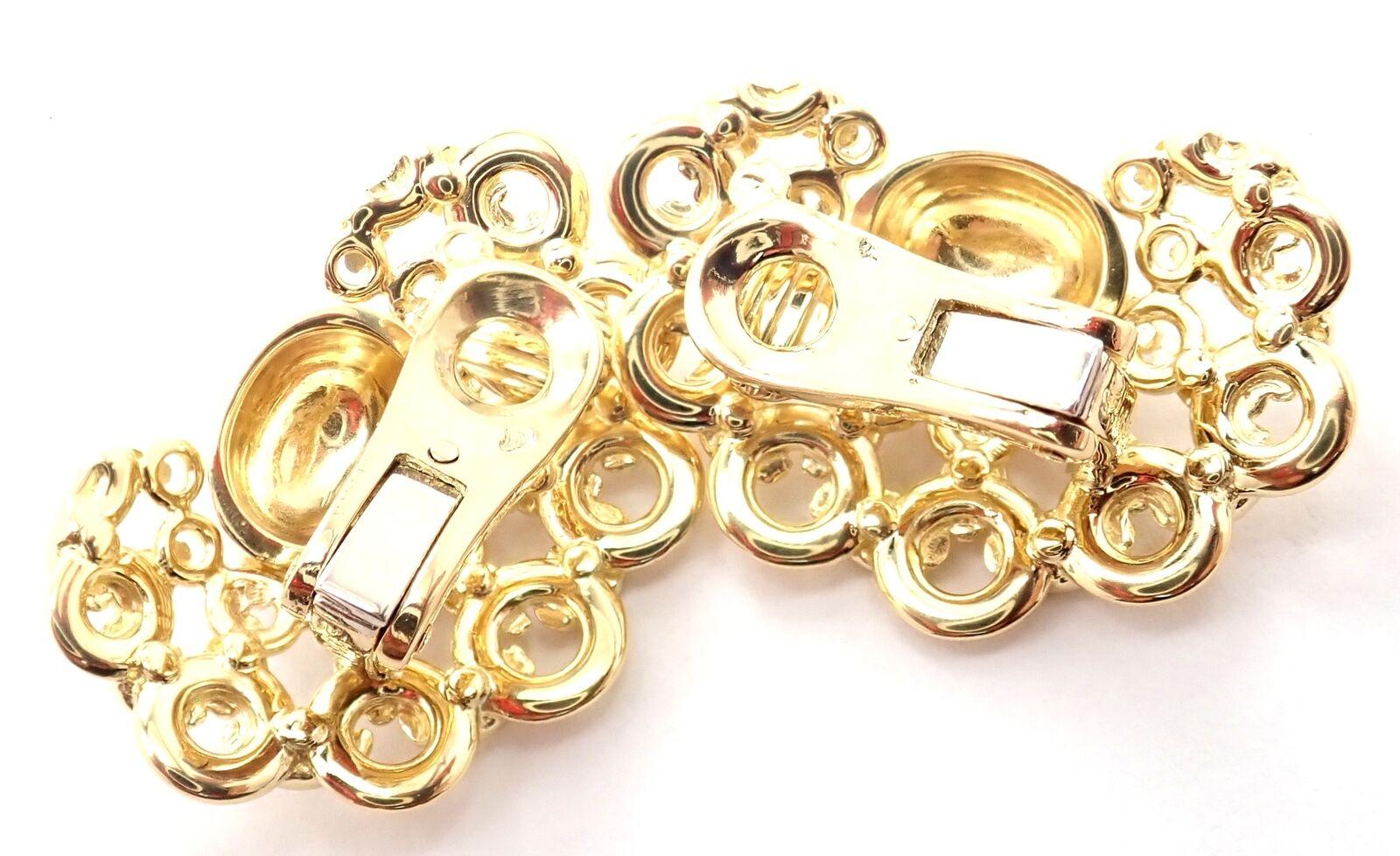 hermes earrings gold