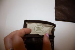 Vintage Hermes Leather Gloves