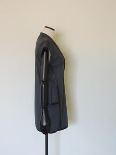 Hermes Leather Trim Cotton Tunic