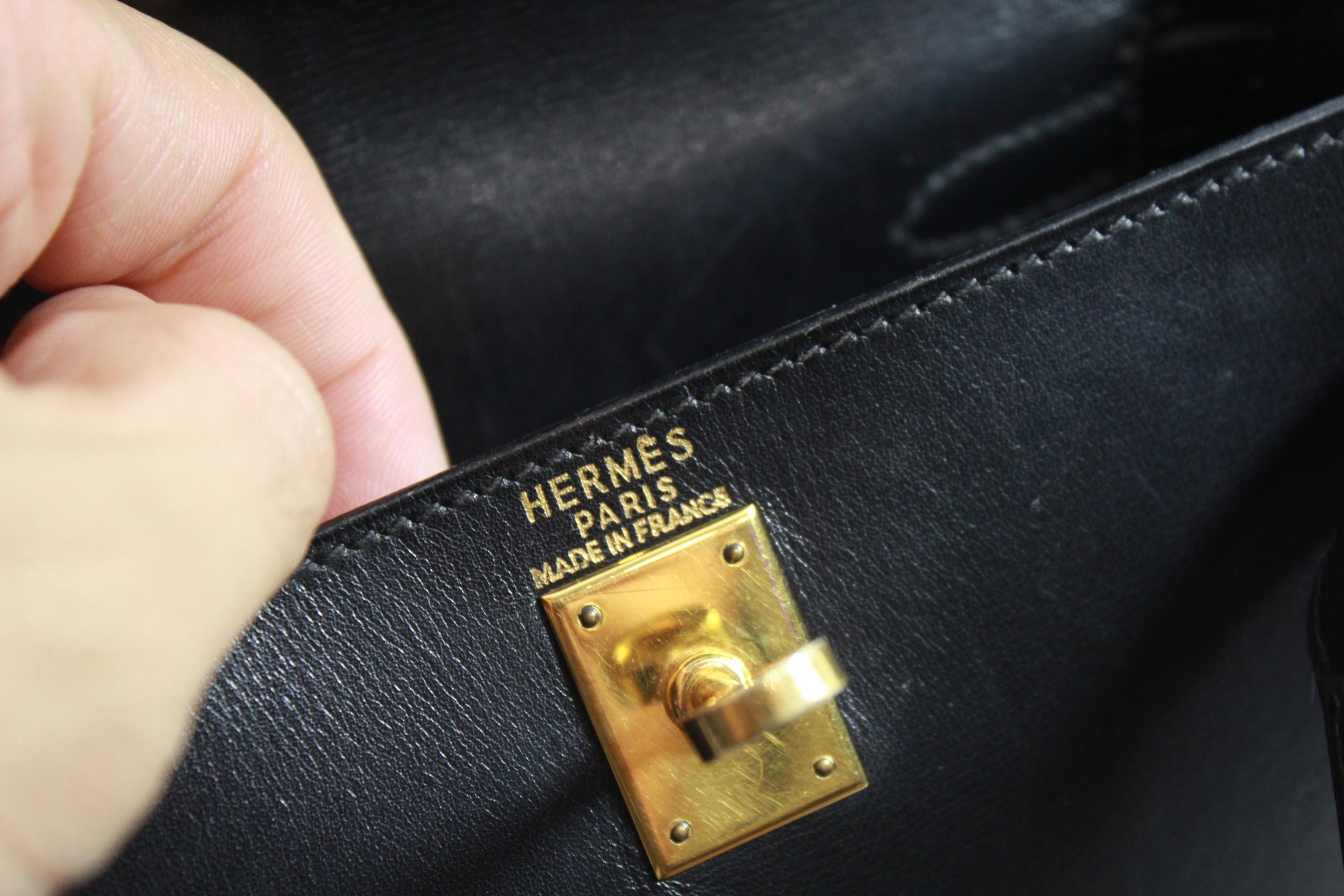 Women's or Men's  Vintage Hermes Mini Kelly Backpack 