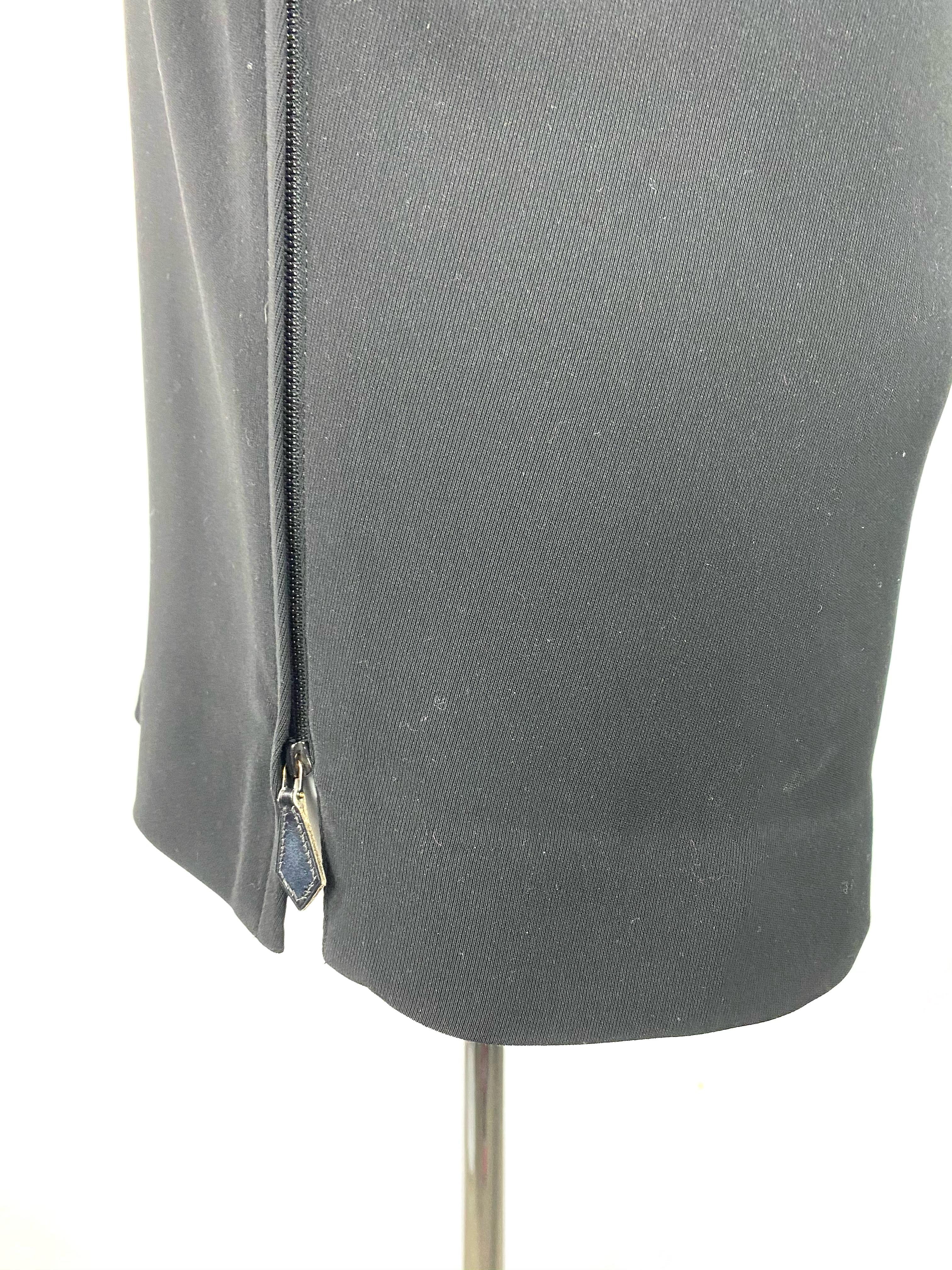 Vintage Hermes Paris Schwarz, Größe 36 Damen im Angebot