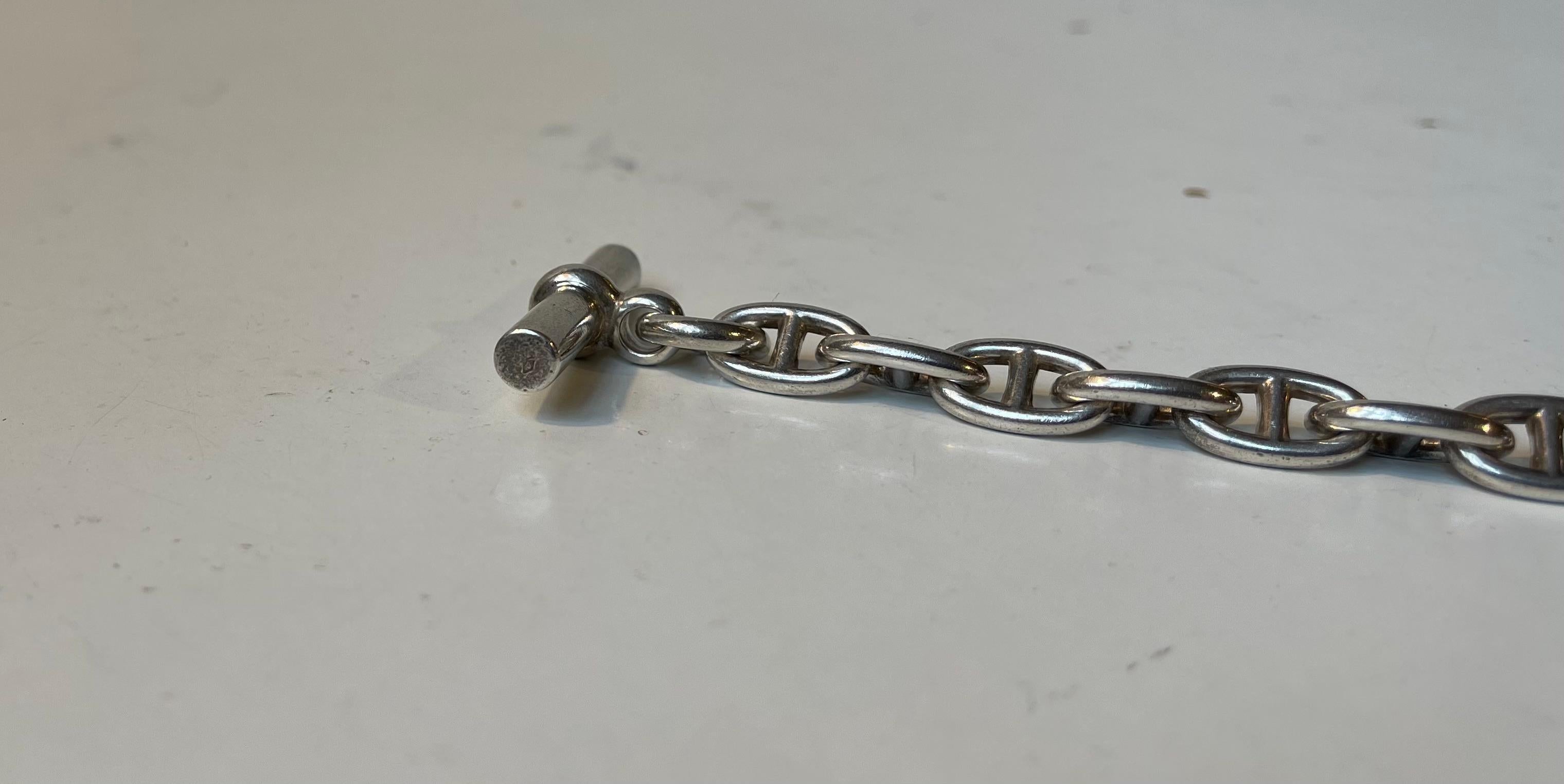 Vintage Hérmes Paris Chaine d'Ancre Bracelet in Silver 4