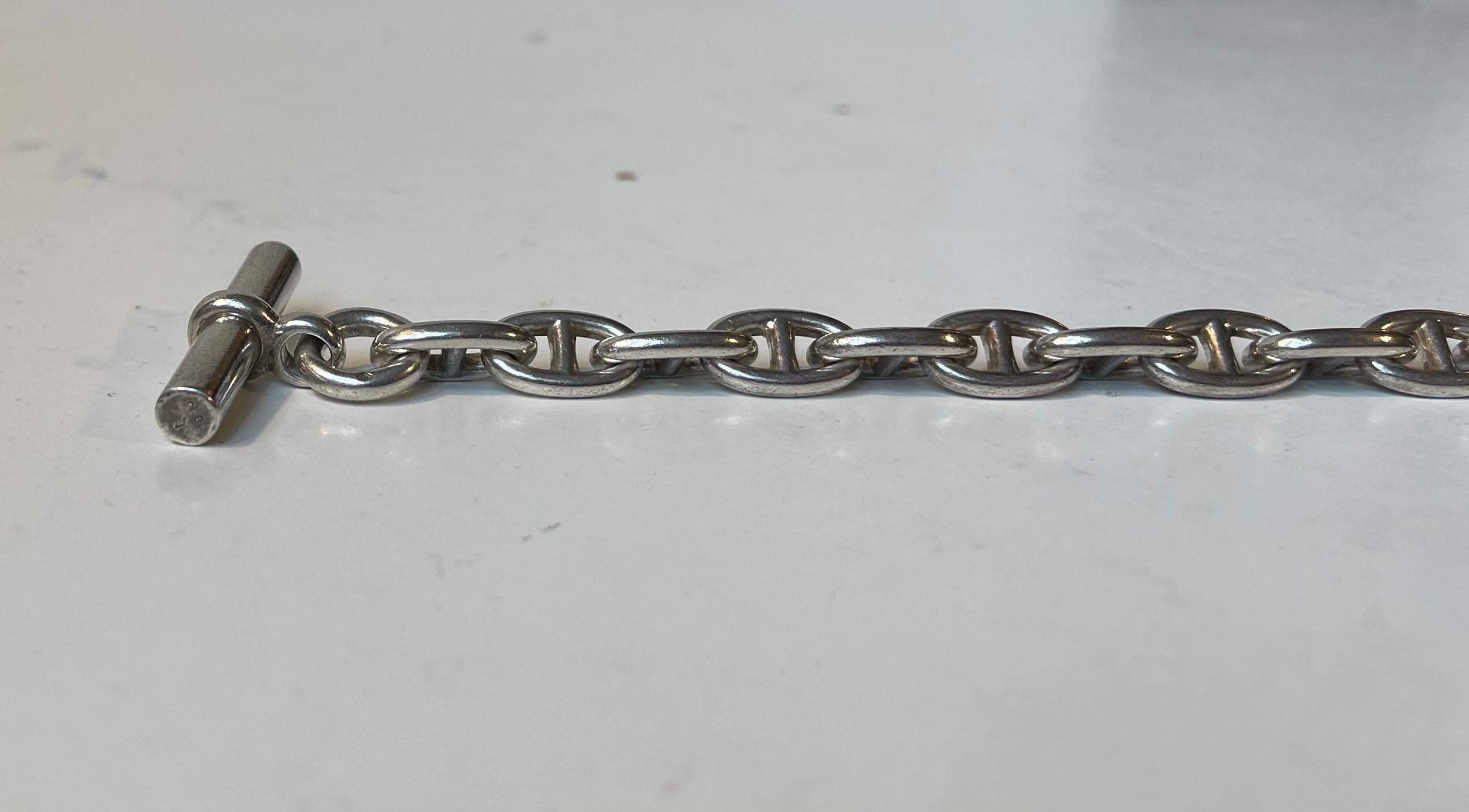 Vintage Hérmes Paris Chaine d'Ancre Bracelet in Silver 2