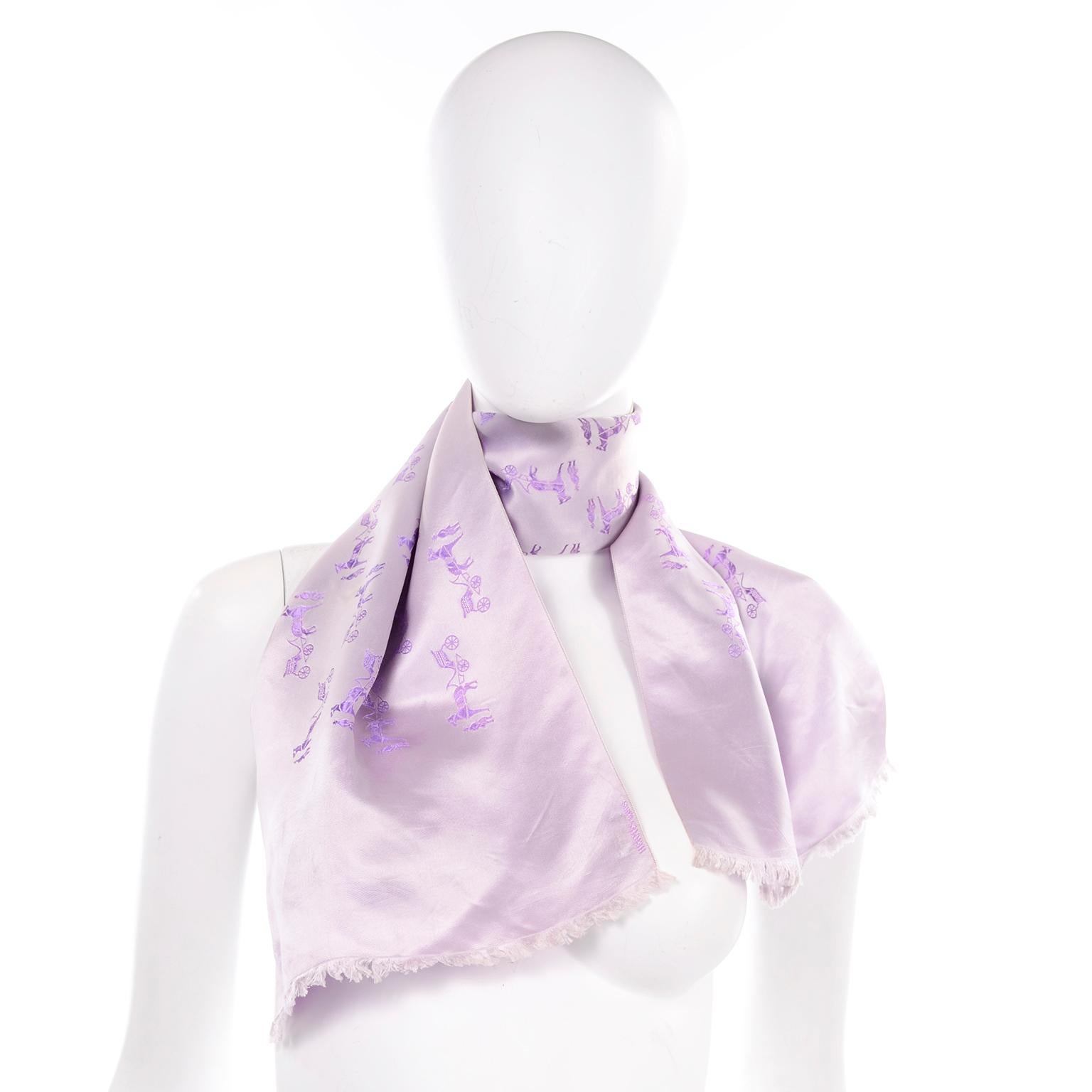 purple scarf mens
