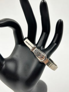 Vintage Hermes Paris Silver Bracelet “Boucle”