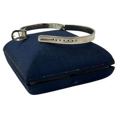 Vintage Hermes Paris Silver Bracelet “Boucle”
