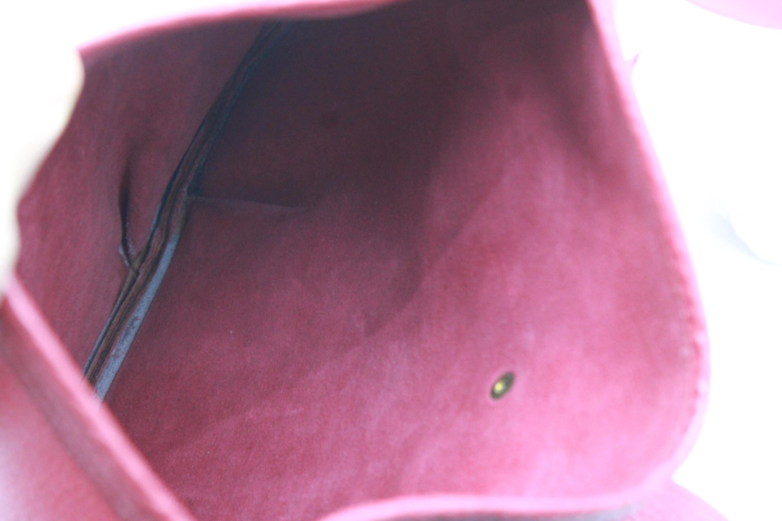 Vintage Hermes Rodeo Handbag in Red Grained Leather 1