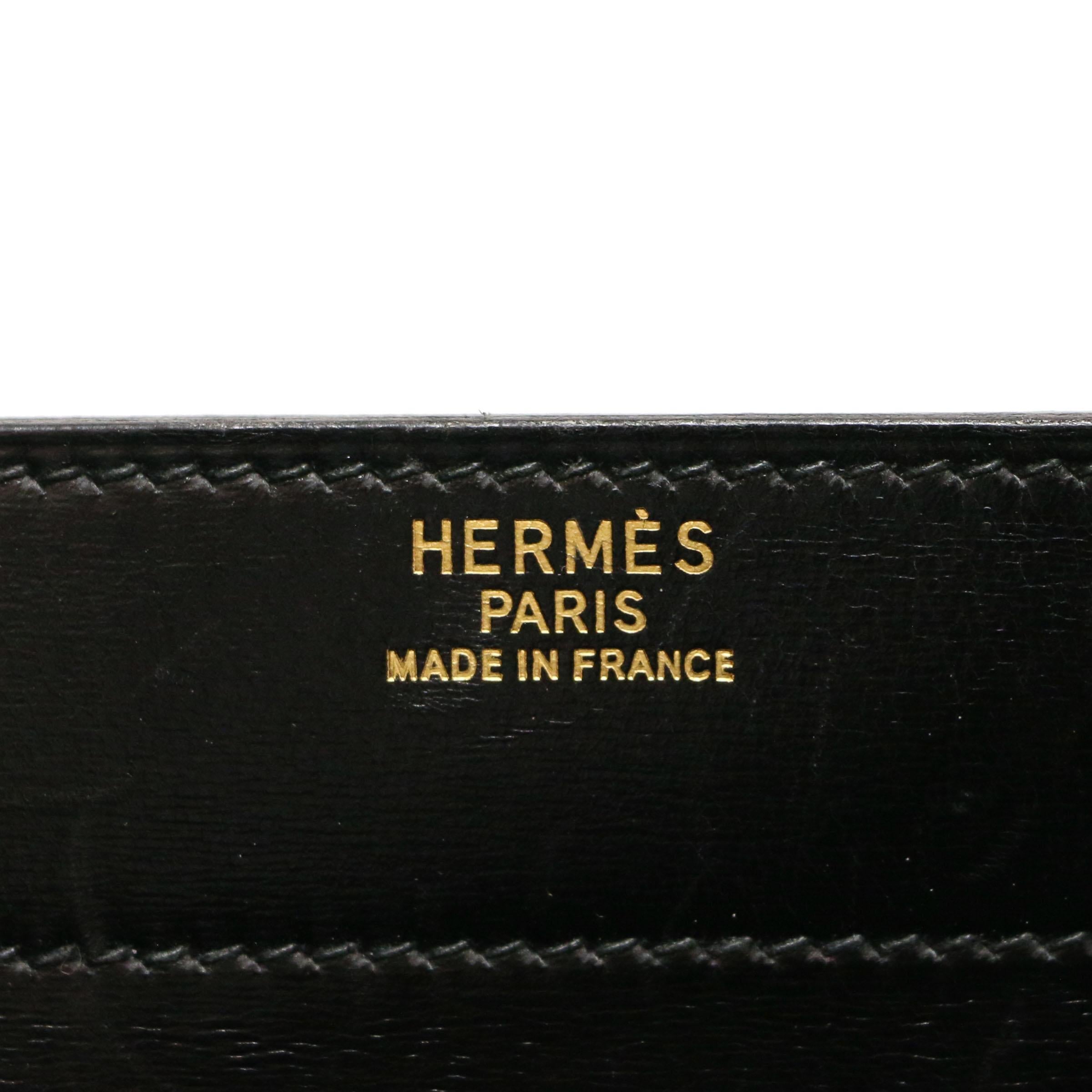 Vintage HERMES Sac à dépêches Briefcase en vente 5