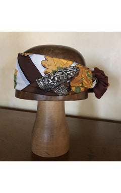 Vintage Hermès Silk Carrè “Au plus Dru"