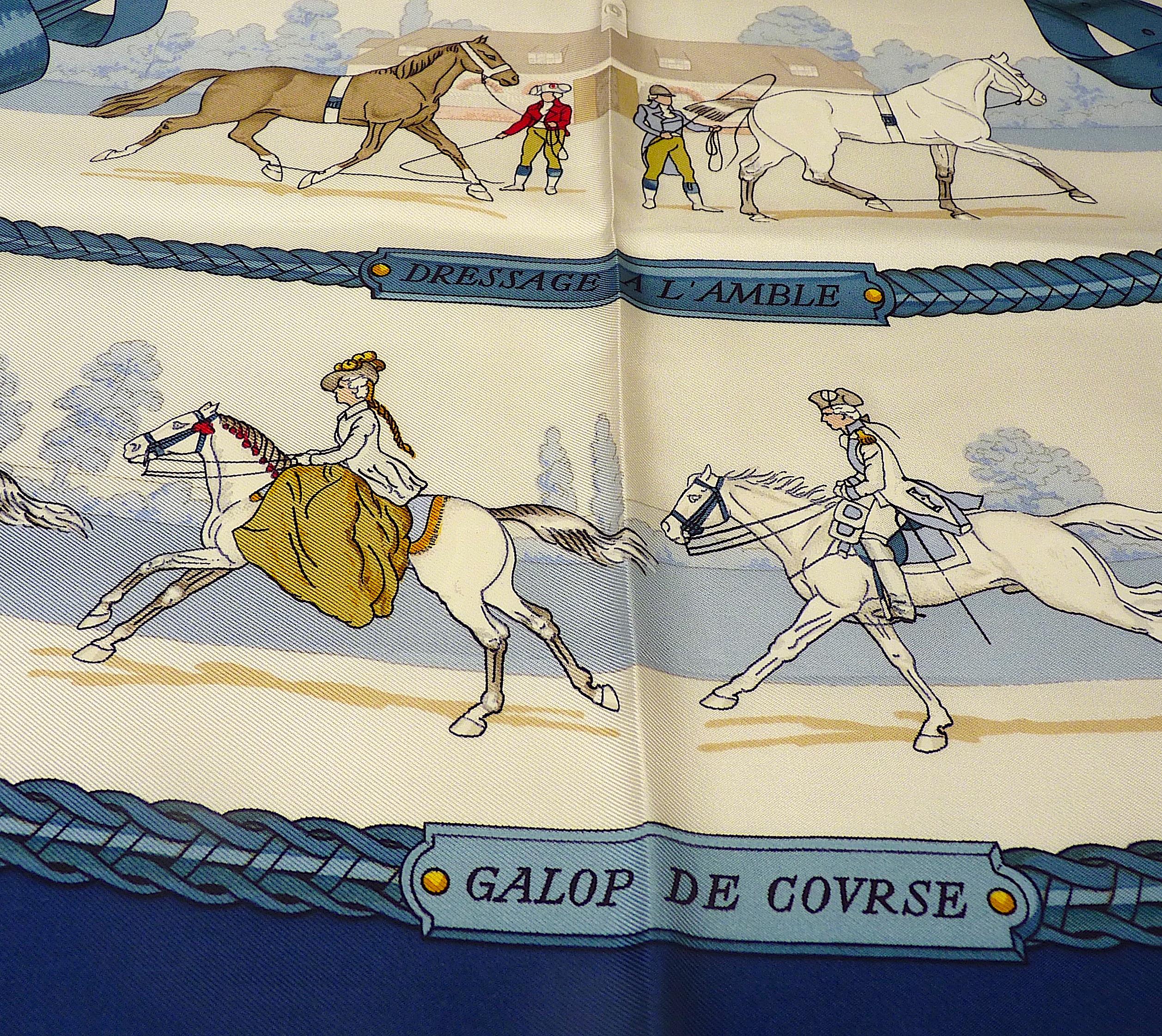 Sciarpa di seta Hermes vintage 35