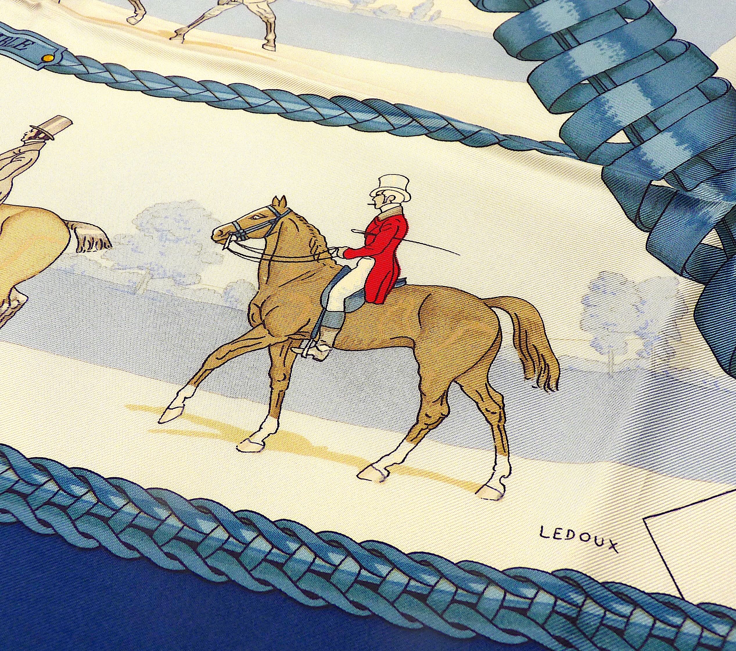 Sciarpa di seta Hermes vintage 35