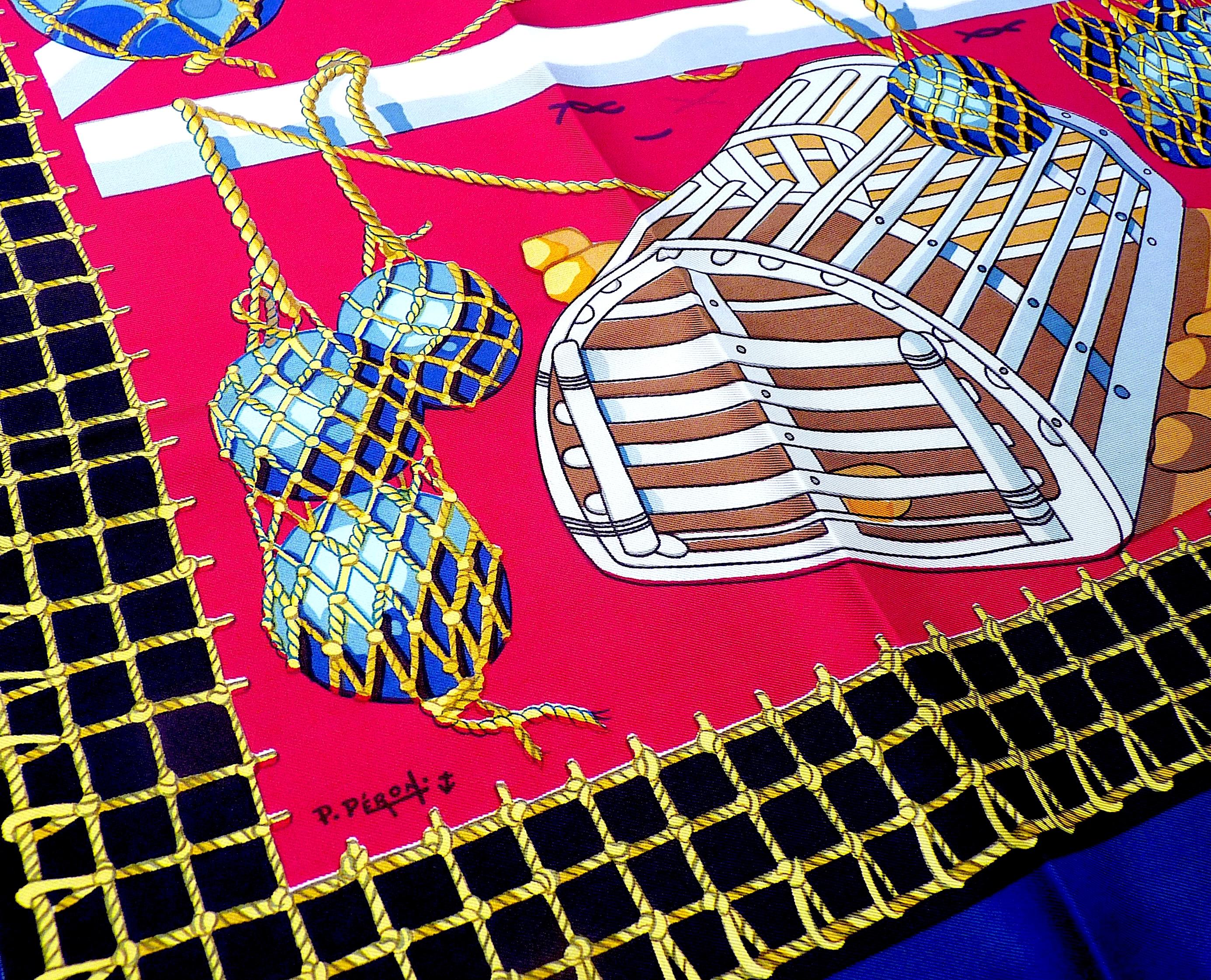 Vintage Hermes Silk Scarf 35